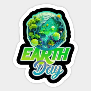 Earth Day Marble 2023 Sticker